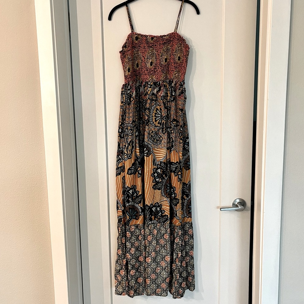 NWT Anthropologie Printed Maxi Dress
